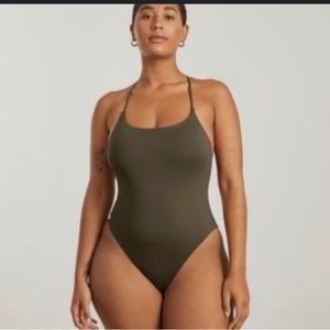 Everlane String One Piece Green